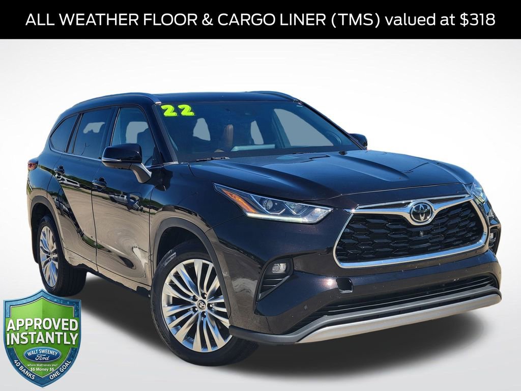 Used 2022 Toyota Highlander Platinum AWD/4WD image 1