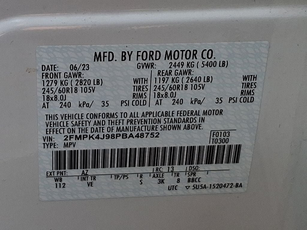 Certified 2023 Ford Edge SEL w/ Convenience Package AWD/4WD image 28