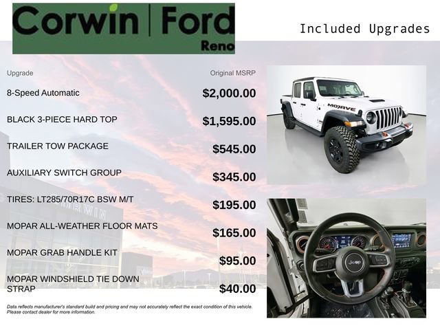 Used 2021 Jeep Gladiator Mojave w/ Trailer Tow Package image 10