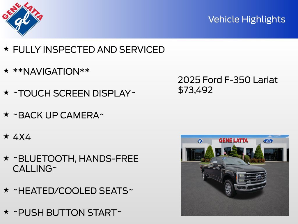 Certified 2025 Ford F350 Lariat w/ Lariat Ultimate Package AWD/4WD image 35