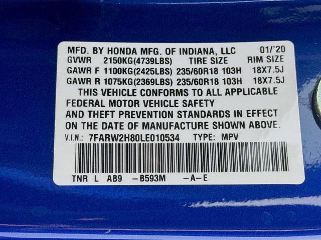 Used 2020 Honda CR-V EX-L image 32
