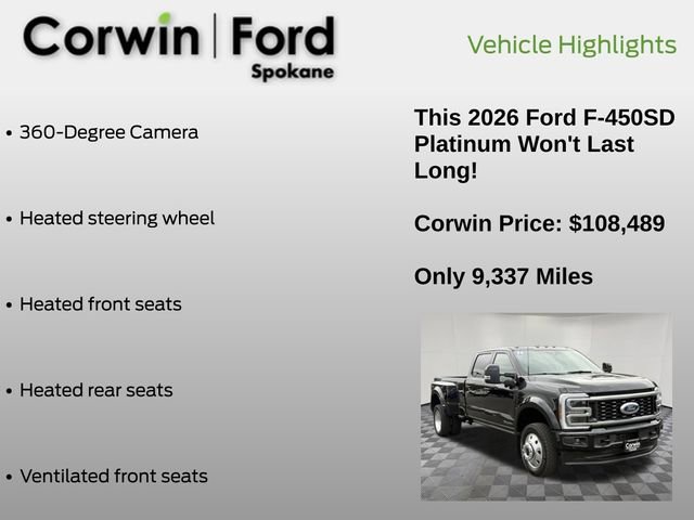 Certified 2026 Ford F450 Platinum AWD/4WD image 13