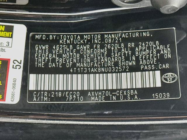 Used 2022 Toyota Camry SE w/ Convenience Package FWD image 29