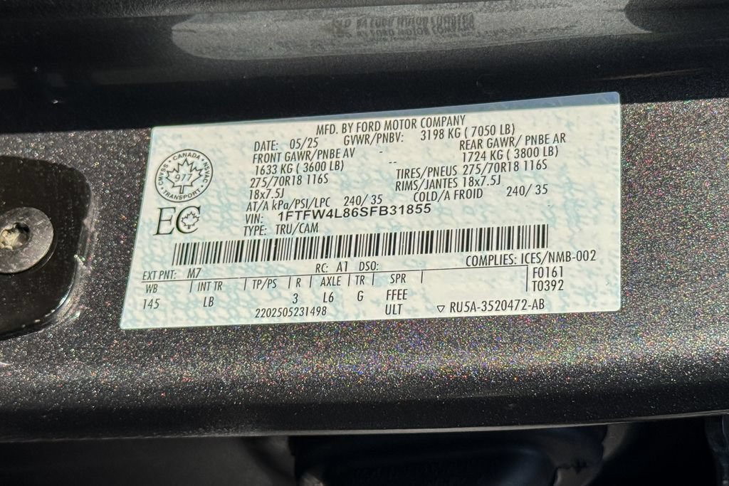 Certified 2025 Ford F150 Tremor w/ Tow/Haul Package AWD/4WD image 32