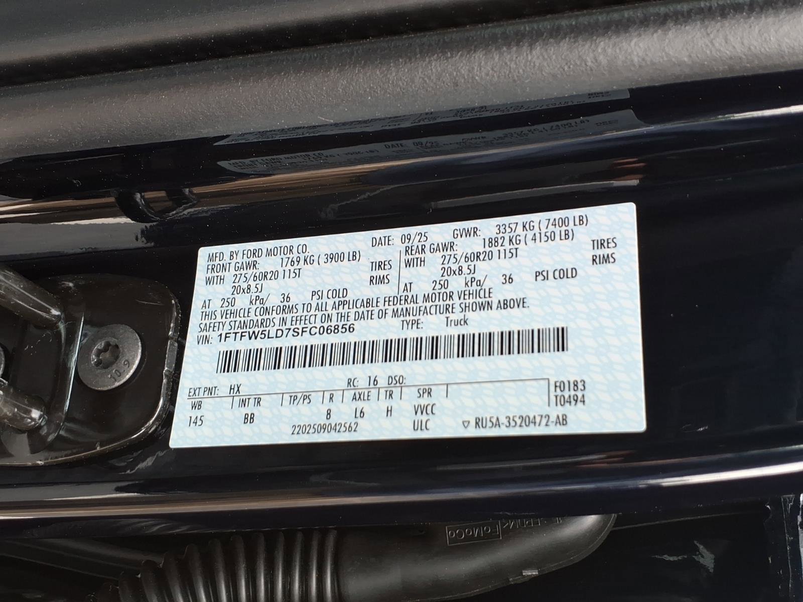 Certified 2025 Ford F150 Lariat w/ Equipment Group 502A High AWD/4WD image 32