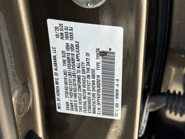 Used 2020 Honda Ridgeline RTL image 43