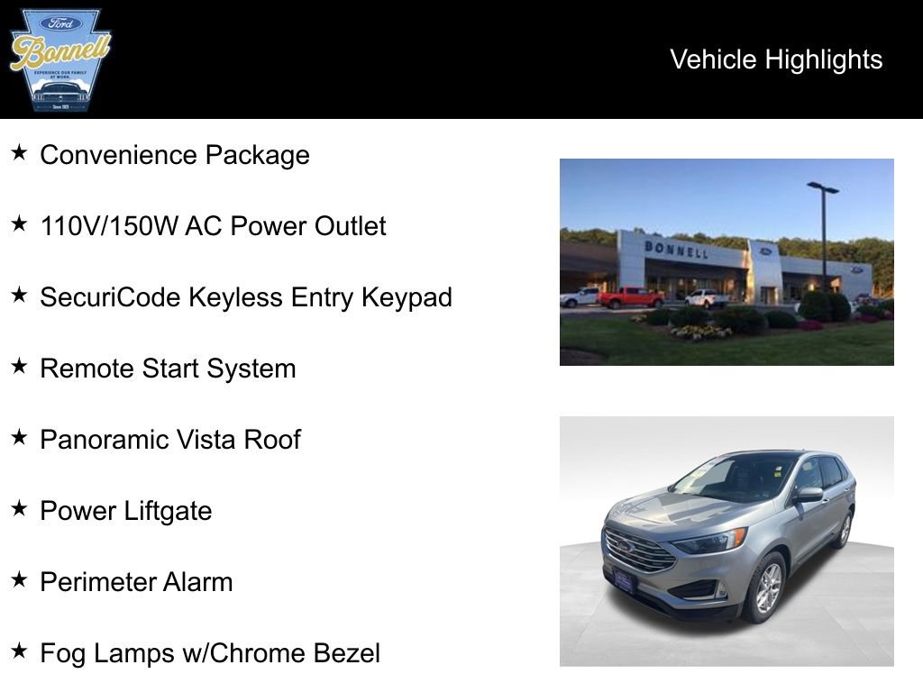 Certified 2022 Ford Edge SEL w/ Convenience Package AWD/4WD image 8