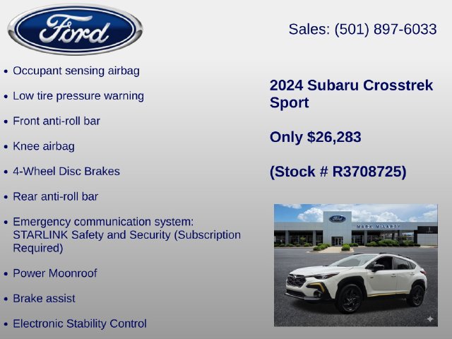 Used 2024 Subaru Crosstrek 2.5i Sport w/ Crosstrek Mirror Package AWD/4WD image 24