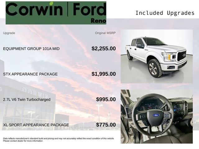 Certified 2019 Ford F150 XL w/ Equipment Group 101A Mid AWD/4WD image 3