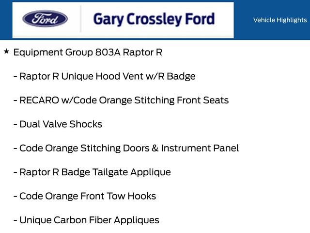 Certified 2025 Ford F150 Raptor w/ Equipment Group 803A Raptor R AWD/4WD image 26