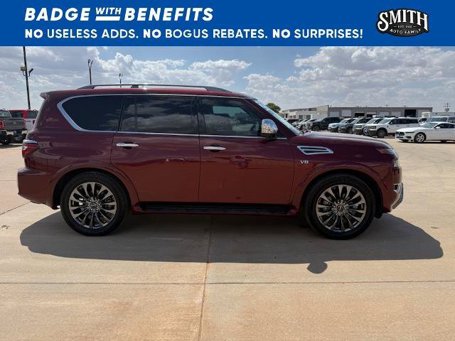 Used 2021 Nissan Armada Platinum w/ Captain's Chairs Package AWD/4WD image 3