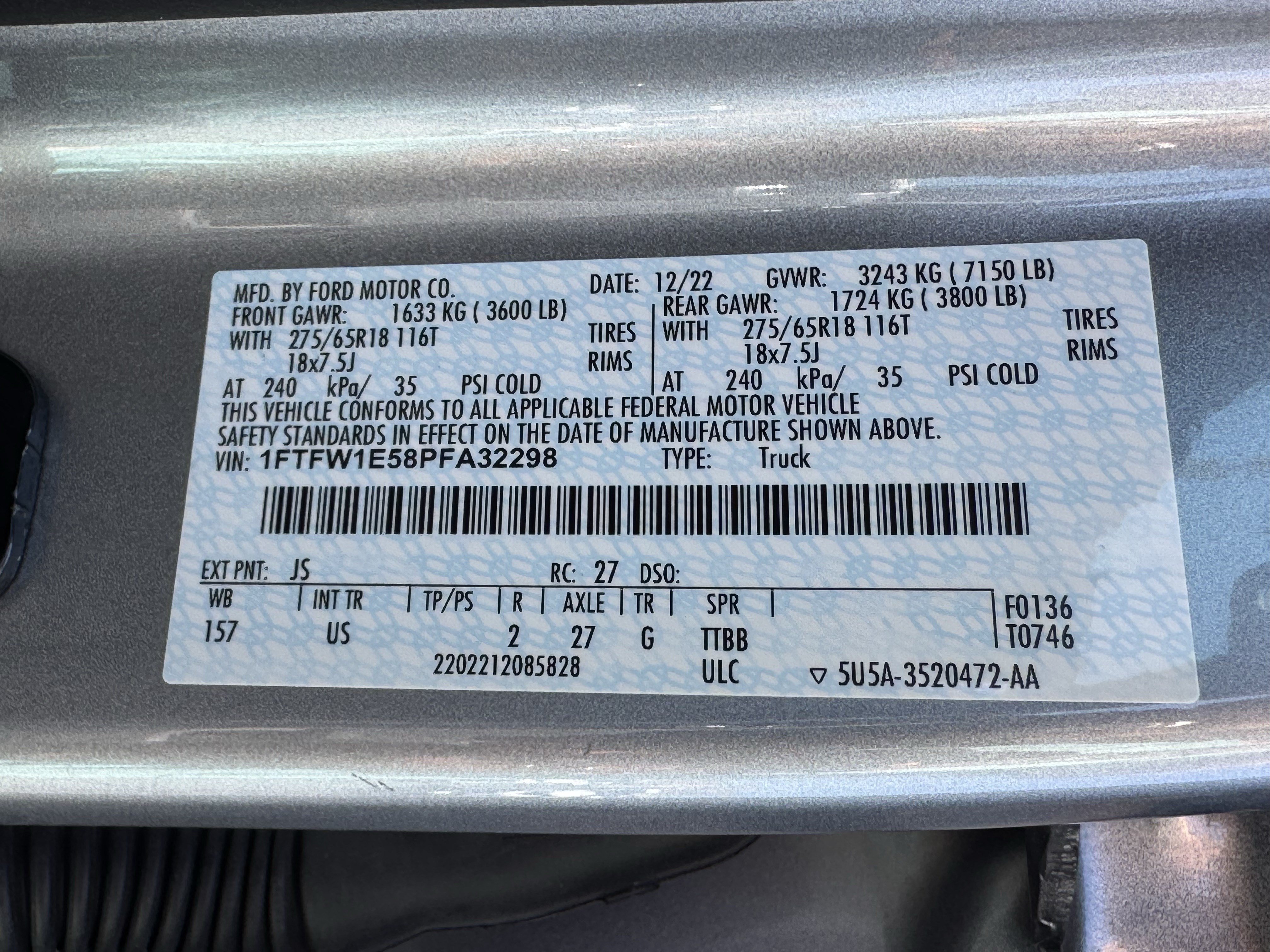 Certified 2023 Ford F150 4x4 SuperCrew image 35