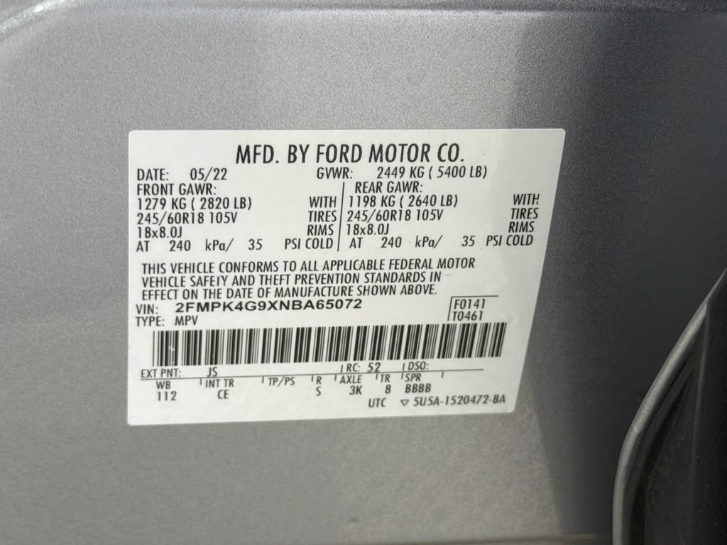 Certified 2022 Ford Edge SE AWD/4WD image 35