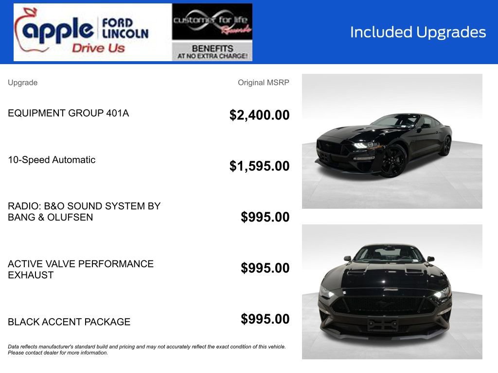 Certified 2021 Ford Mustang GT Premium w/ Equipment Group 401A image 9