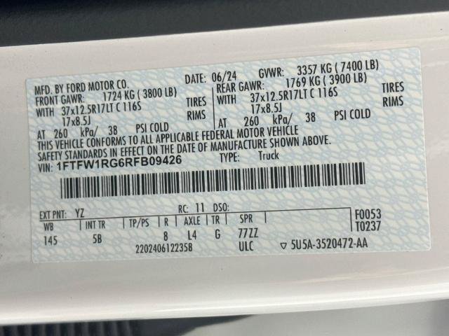 Certified 2024 Ford F150 Raptor AWD/4WD image 33