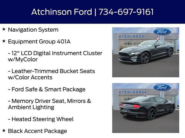 Certified 2022 Ford Mustang GT Premium w/ Equipment Group 401A image 13