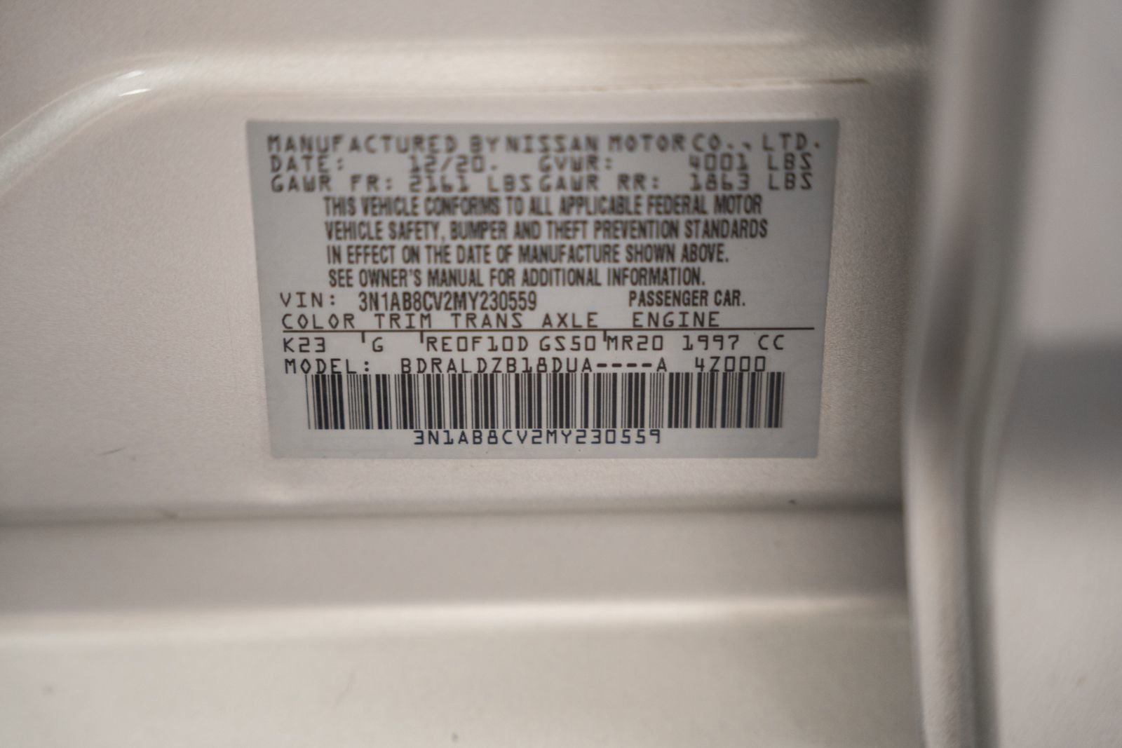Used 2021 Nissan Sentra SV w/ Trunk Package FWD image 41
