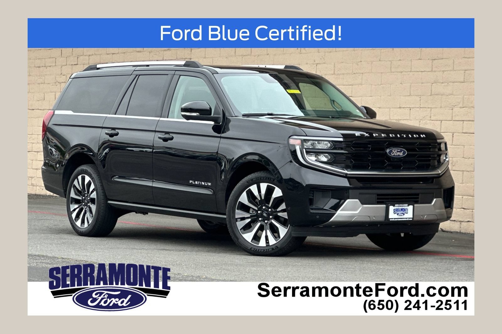 Certified 2025 Ford Expedition Max Platinum w/ Driver's Package