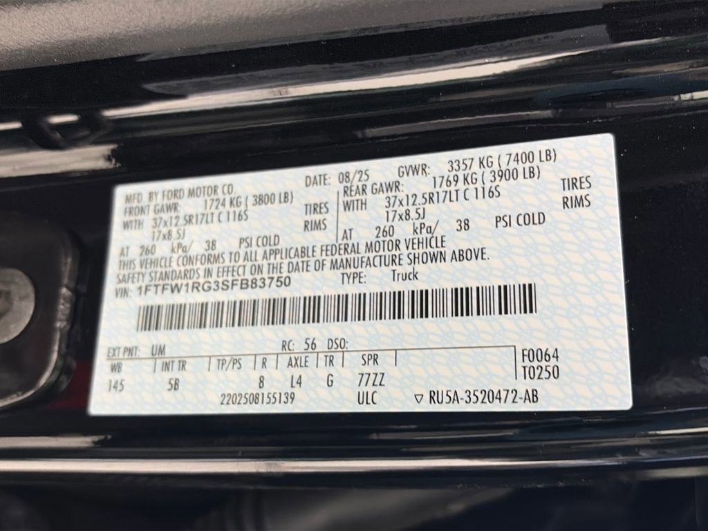 Certified 2025 Ford F150 Raptor image 9