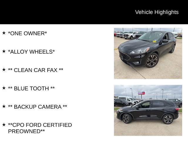 Certified 2022 Ford Escape SE w/ SE Sport Appearance Package image 8