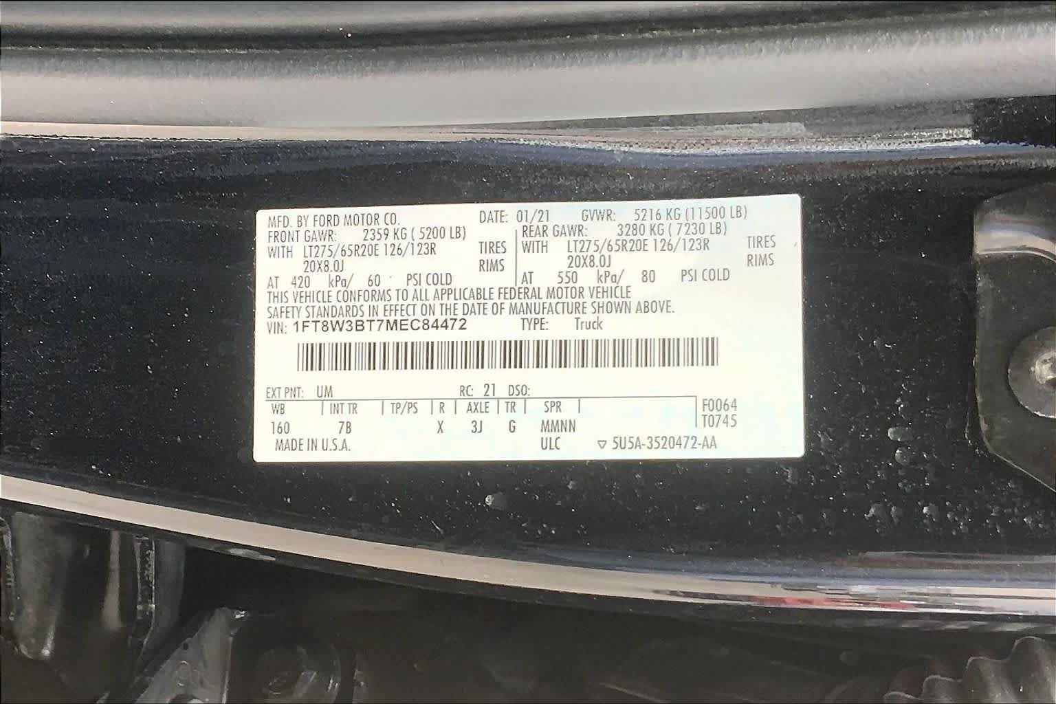 Certified 2021 Ford F350 Platinum AWD/4WD image 32