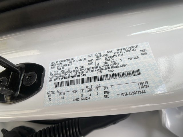 Certified 2022 Ford F150 Lariat w/ Equipment Group 502A High image 46