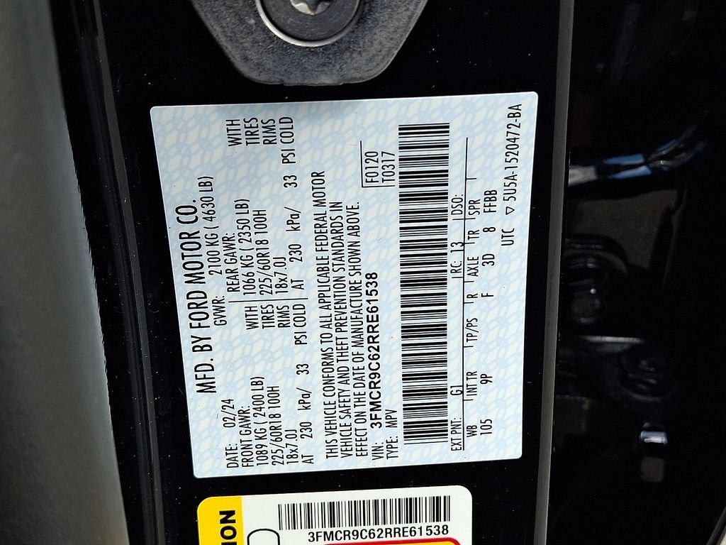Certified 2024 Ford Bronco Sport Outer Banks w/ Tech Package AWD/4WD image 27