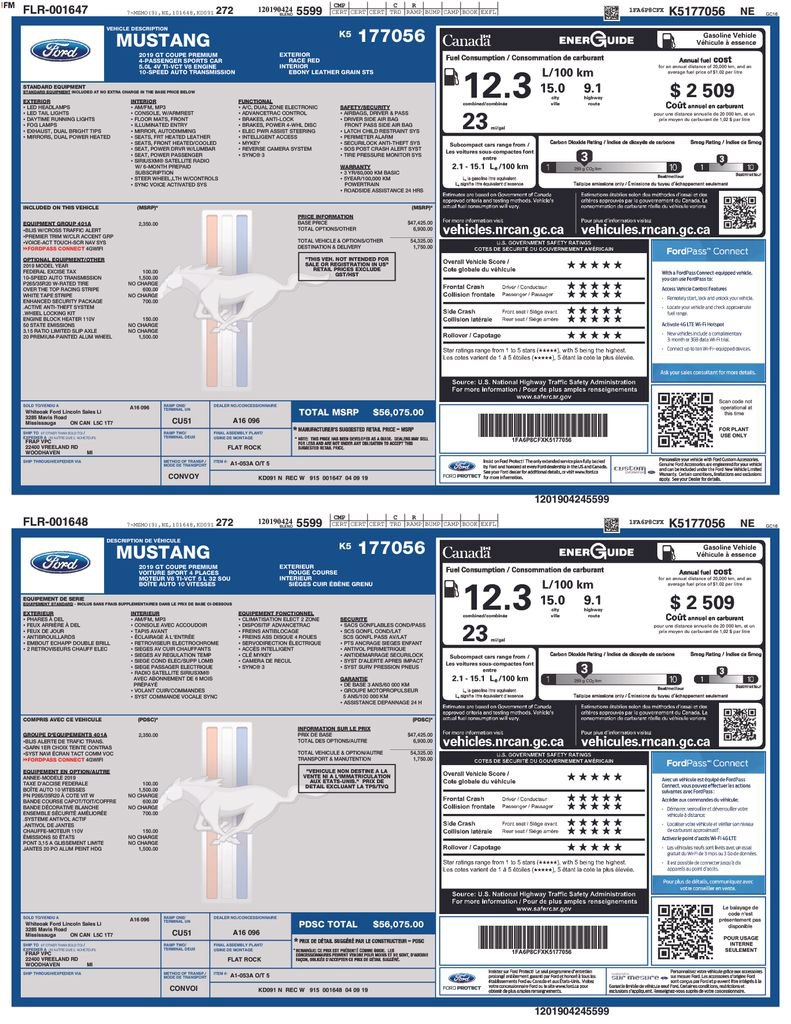 Certified 2019 Ford Mustang GT Premium w/ Equipment Group 401A image 28