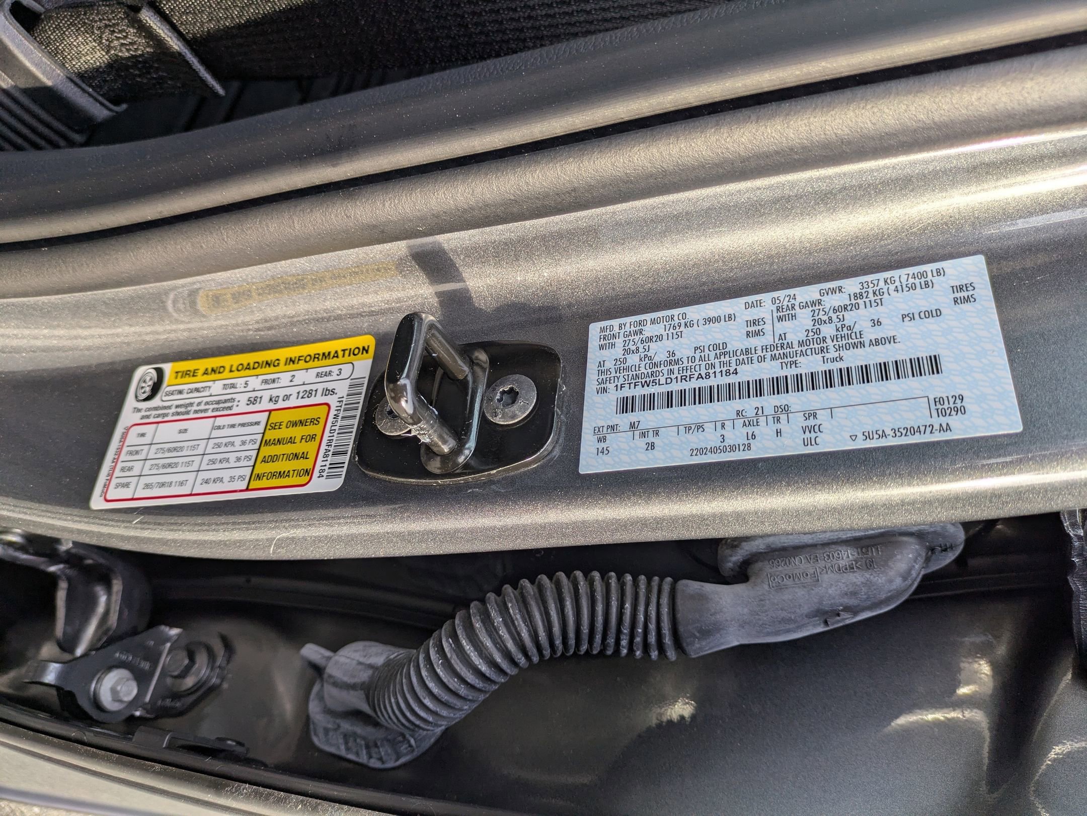 Certified 2024 Ford F150 Lariat w/ Bed Utility Package image 49