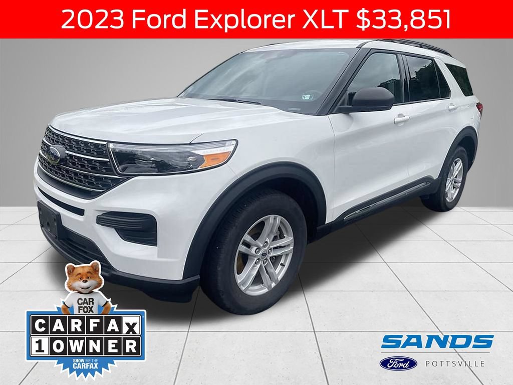 Certified 2023 Ford Explorer XLT w/ Class IV Trailer Tow Package AWD/4WD image 1