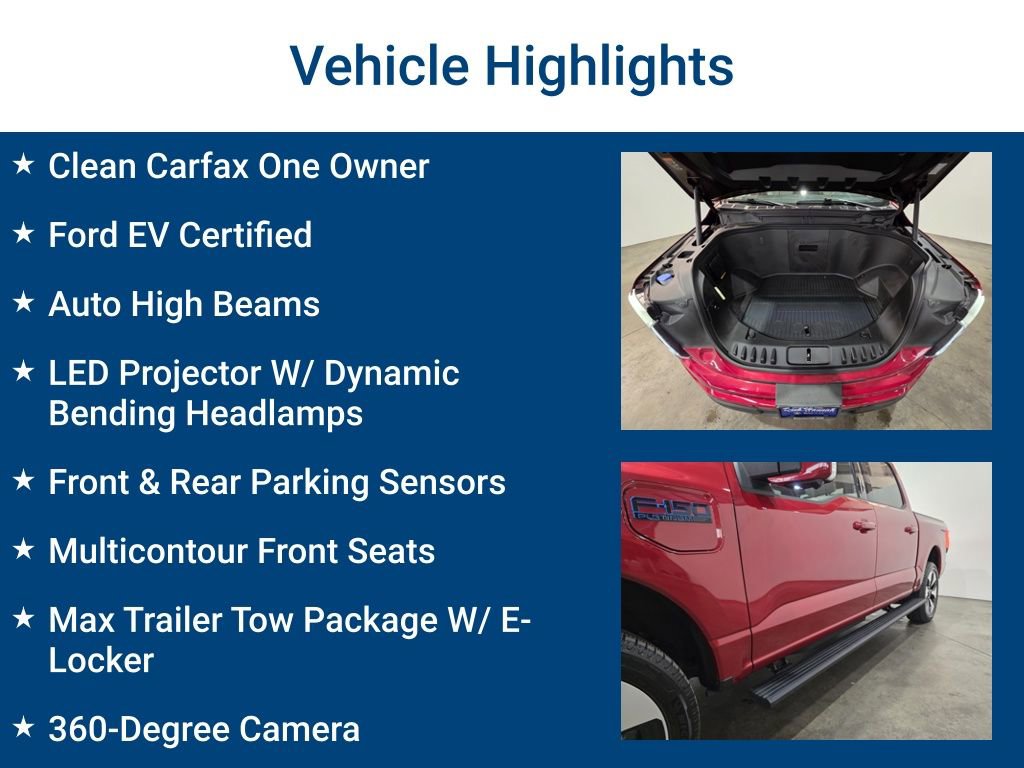Certified 2025 Ford F150 Lightning Platinum AWD/4WD image 3