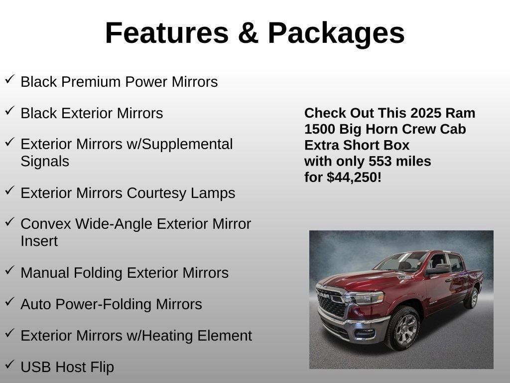 Used 2025 RAM 1500 Big Horn AWD/4WD image 17