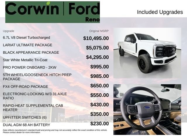 Certified 2025 Ford F350 Lariat w/ Lariat Ultimate Package AWD/4WD image 3