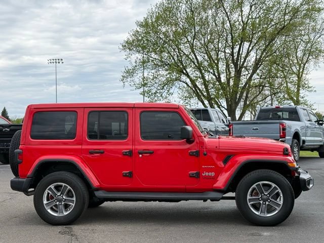 Used 2021 Jeep Wrangler Unlimited Sahara w/ Uconnect 4C Nav & Sound Group AWD/4WD image 41