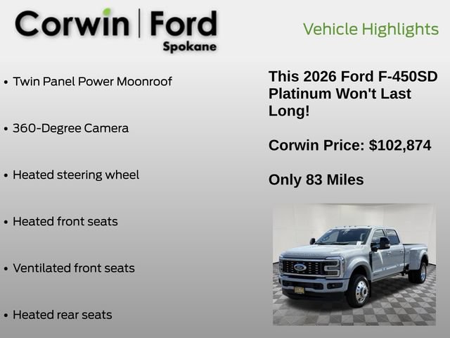 Certified 2026 Ford F450 Platinum AWD/4WD image 13