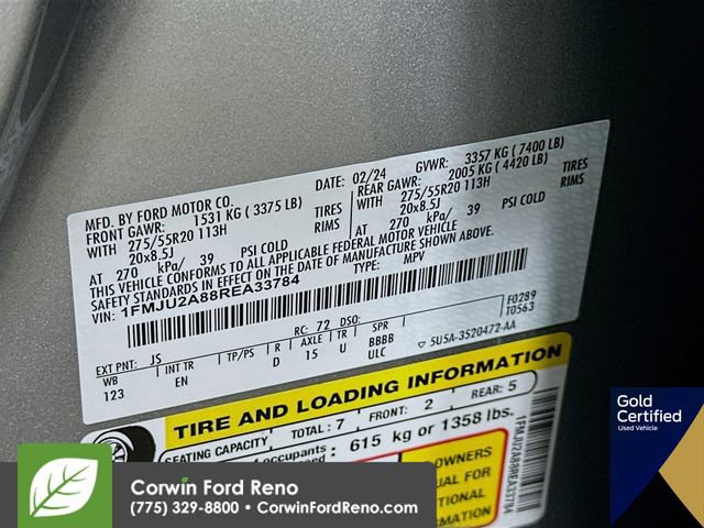 Certified 2024 Ford Expedition Limited AWD/4WD image 39
