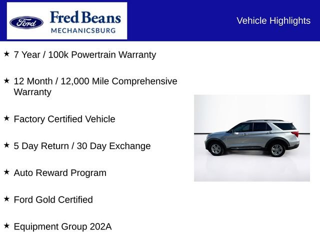 Certified 2021 Ford Explorer XLT w/ Equipment Group 202A AWD/4WD image 7