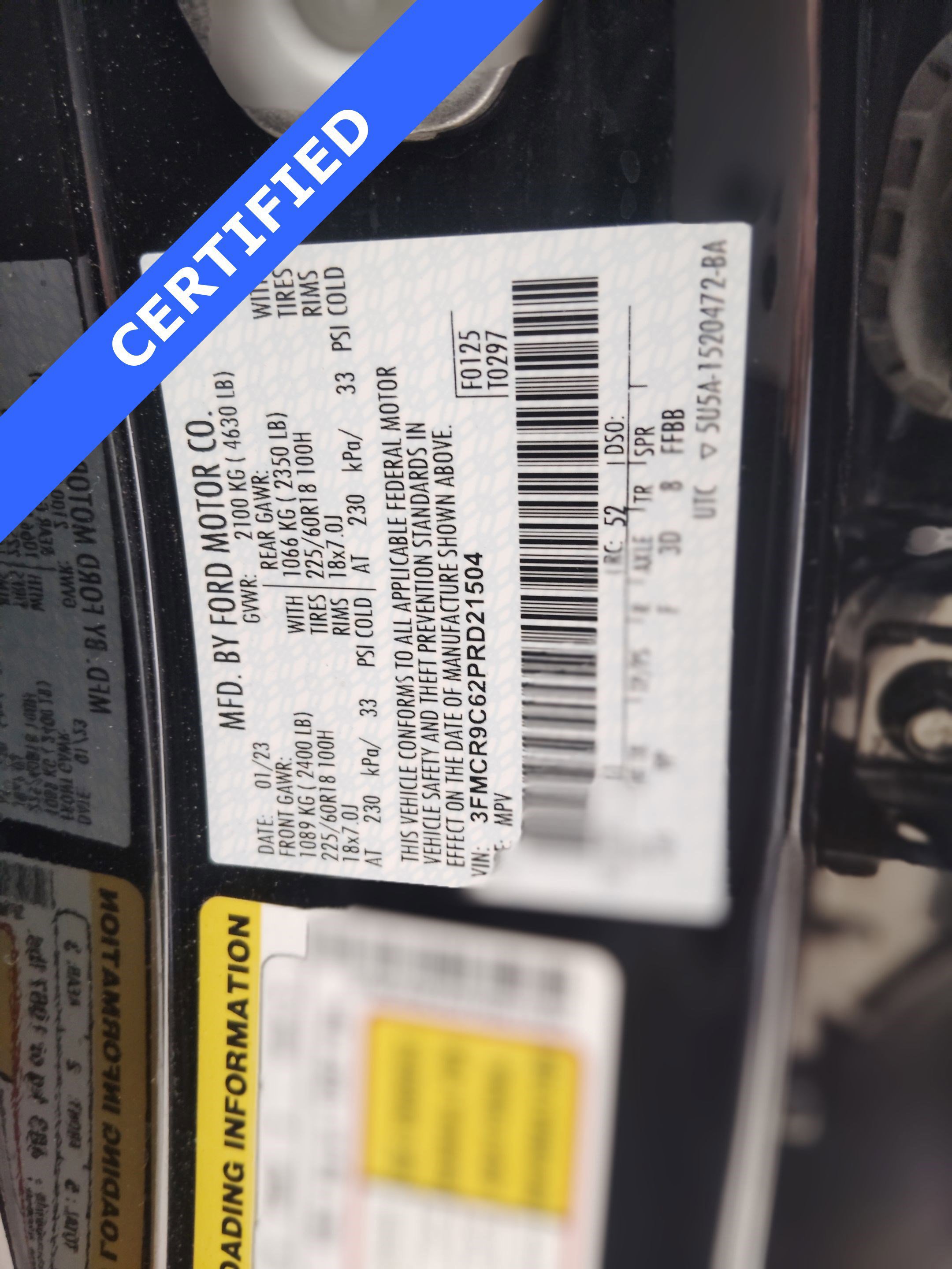 Certified 2023 Ford Bronco Sport Outer Banks w/ Tech Package image 19