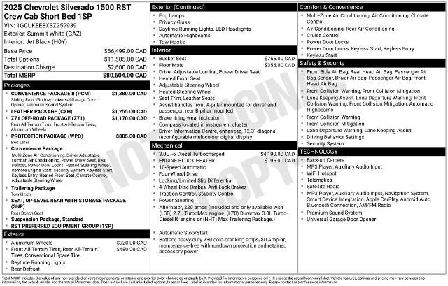 Used 2025 Chevrolet Silverado 1500 RST w/ Convenience Package II AWD/4WD image 26