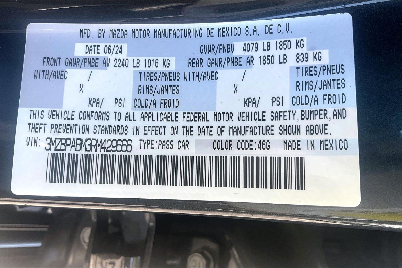 Used 2024 MAZDA MAZDA3 s FWD image 33