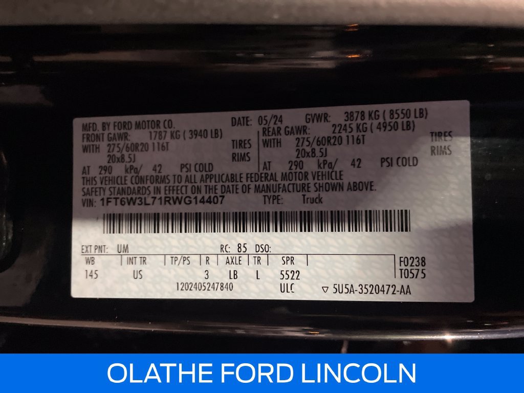 Certified 2024 Ford F150 Lightning Flash AWD/4WD image 19