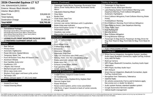 Used 2026 Chevrolet Equinox LT FWD image 25