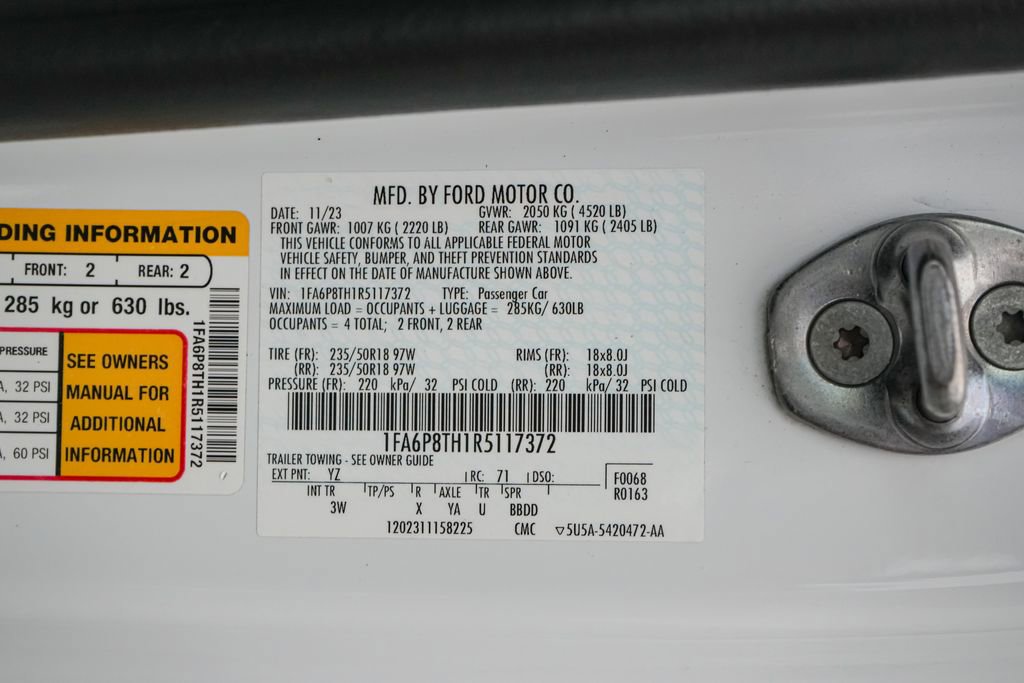 Certified 2024 Ford Mustang Premium RWD image 24