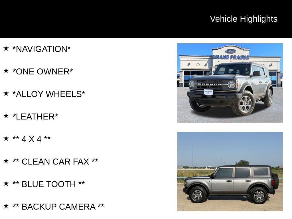 Certified 2025 Ford Bronco Big Bend AWD/4WD image 4