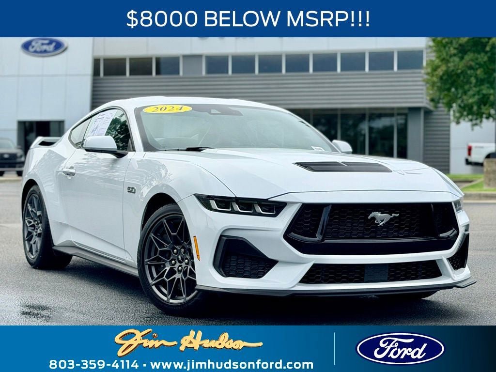 Certified 2024 Ford Mustang GT Premium w/ GT Performance Package RWD image 1