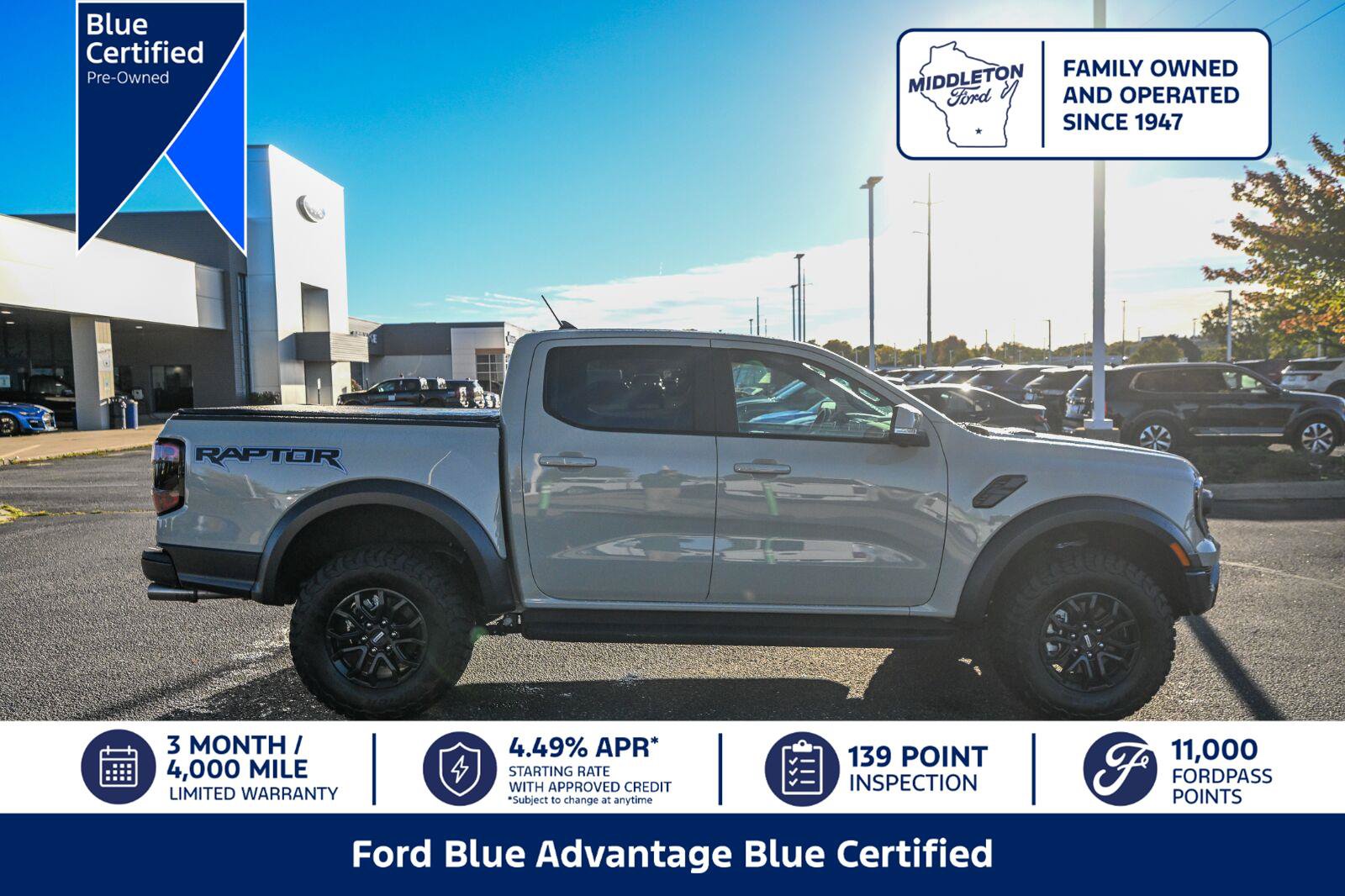 Certified 2025 Ford Ranger Raptor