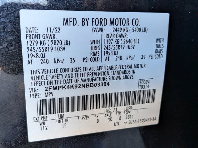 Certified 2022 Ford Edge Titanium AWD/4WD image 31