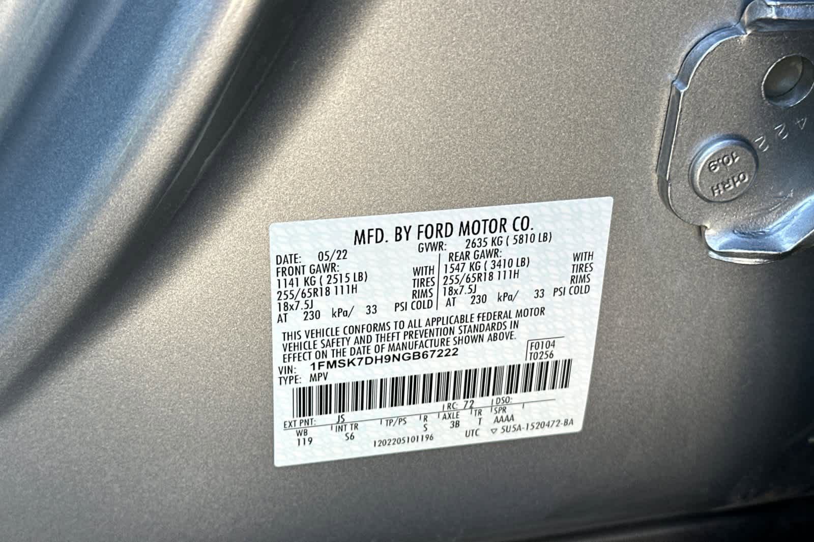 Certified 2022 Ford Explorer XLT w/ Equipment Group 202A RWD image 31