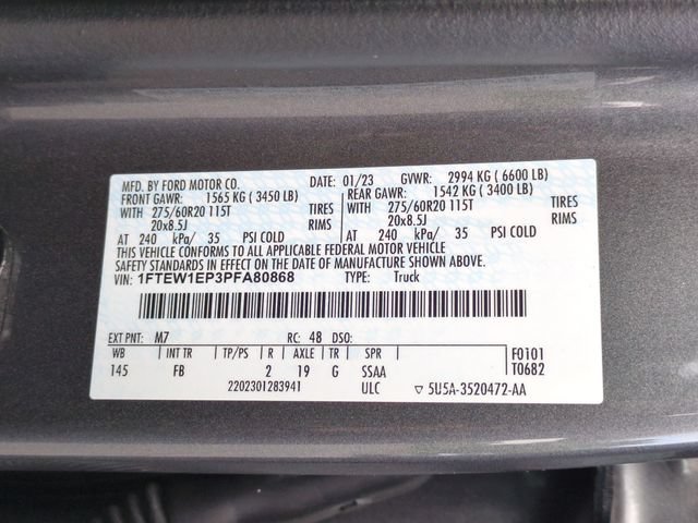 Certified 2023 Ford F150 XLT w/ Equipment Group 302A High AWD/4WD image 37