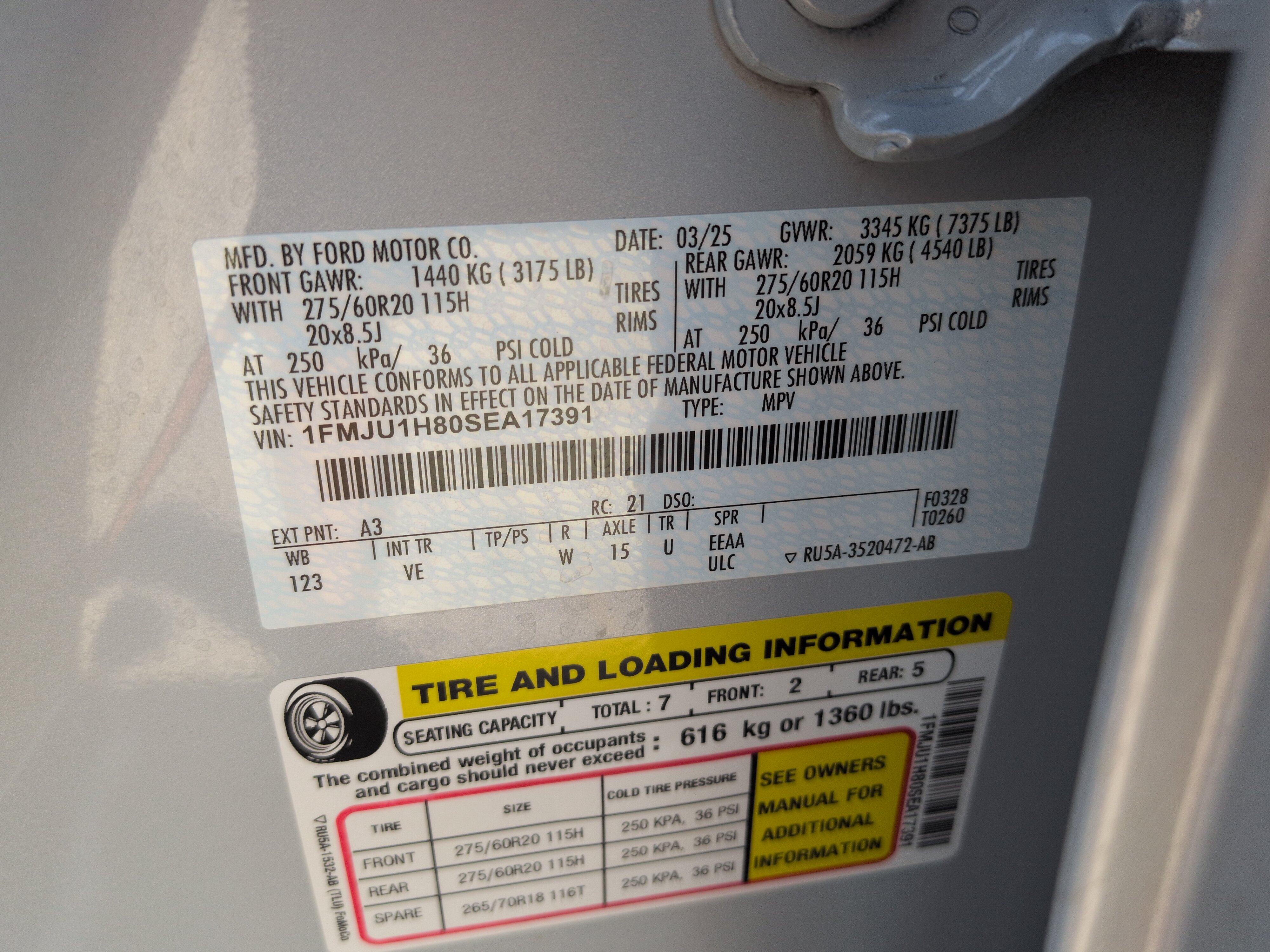 Certified 2025 Ford Expedition Active RWD image 29